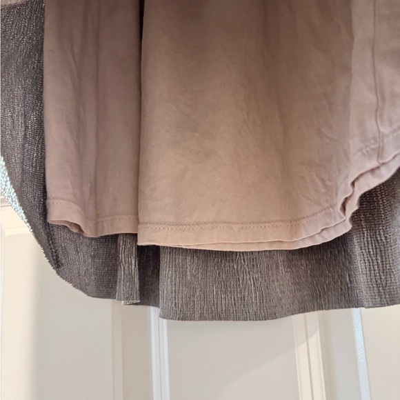 GIRLS size S Mango Kids gold knee length skirt - Picture 3 of 4